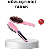 Dijital Ekranlı Seramik Saç Düzleştirici Tarak – 5 Kademeli Isı Ayarı Iyon - TK002M-6VV8B - Çok Renkli