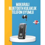 Dijital Ekranlı ve Hızlı Şarjlı Bluetooth 5.2 Makaralı Kulaklık ( Lisinya )