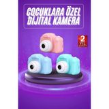 Dijital Fotoğraf Makinesi Çocuk Mini 1080P Hd Kaliteli Renkli Midastech - Çok Renkli