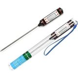 Dijital Gıda ve Et Termometresi - LCD Ekranlı Hızlı Ölçüm Saplama Termometre - Mutfak, Barbekü, Süt ve Su İçin Hassas Sıcaklık Ölçer