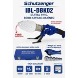 Dijital Göstergeli 1000W Pvc Ppr Boru Kaynak Makinesi 0–320°C Metal Çantalı 6 Pafta Ve Makaslı Set