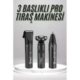 Dijital Göstergeli 3 Başlıklı Tıraş Makinesi Islak Kuru Lazer Öncesi Günlük P204449s1992