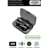 Dijital Göstergeli Powerbanklı M19 Gaming HD Hi-Fi Ses Dokunmatik 5.3 Mikrofonlu Kablosuz Kulaklık