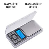 Dijital Hassas Elektronik Taşınabilir Cep Terazi Tartı 1000 gr 0.1 gr