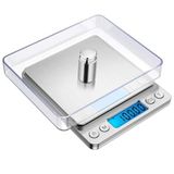Dijital Hassas Tartı Kuyumcu Eczane ve Epoksi Uygun Hassas Terazi 500 Gr. Kapasite / 0.01 Gr. Hassasiyet Tartı Professional Lcd Ekranı