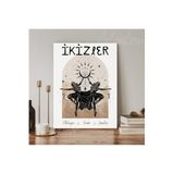 Dijital HD Baskı Kanvas Tablo İkizler Burcu Kanvas Tablo Zodiac Burç Duvar Tablosu