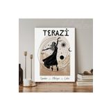 Dijital HD Baskı Kanvas Tablo Terazi Burcu Kanvas Tablo Zodiac Burç Duvar Tablosu