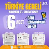 Dijital Hoca Akademi 2024 GY-GK+EĞİTİM BİLİMLERİ+TARİH ÖABT 18 BRANŞ TG DENEME