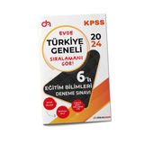 Dijital Hoca Akademi 2024 KPSS Eğitim Bilimleri Türkiye Geneli PDF Çözümlü 6'lı Deneme