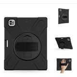 Dijital İndirim Ipad Pro 11 Inch (2021-2020-2018) Uyumlu Defender Standlı Zırhlı Silikon Tablet Kılıfı (Siyah)