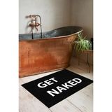 Dijital Kaymaz Yıkanabilir 8032 Siyah Bath Modern Banyo Paspası Banyo Halısı Klozet Takımı