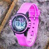 Dijital Kiz Cocuk Saati, Su Gecirmez Pembe Renk Genc Kol Saati Alarm, Takvim, Kronometre St-304394