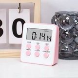 Dijital Kolay Kurulum Öğrenci Saati 24 Geri Sayım Cihazı Saat - Alarm 2 Kademeli Kronometre