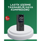 Dijital Lastik Pompası Çok Amaçlı Taşınabilir Kompresör - Renkli
