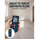 Dijital Lazer Mesafe Ölçüm Cihazı İnşaat Ve Ev Kullanımı Yeni Nesil