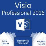 Dijital Lisans Visio Professional 2016 Kurumsal Dijital Lisans
