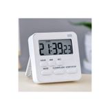 Dijital Mutfak-Öğrenci-Spor Zamanlayıcısı 24 Saat Geri Sayım Alarm ZK-2206 Alarm -Beyaz-