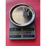 Dijital Mutfak Tartısı, LCD Ekran, Hassas Ölçüm, 10 Kg, Metalik Tasarım - Altın