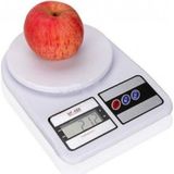 Dijital Mutfak Terazisi 1G-10KG, Hassas ve Kullanışlı Tartı - 1BW-Beyaz
