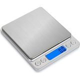 Dijital Mutfak Terazisi 3 kg 0.1 G Hassasiyet Metal Platformlu Premium Terazi, Şık ve Dayanıklı Tasarım