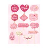 Dijital Nostal 12'li Bekarlığa Veda Konusma Balonu Kına Gecesi Dügün Bride To Be Bride's