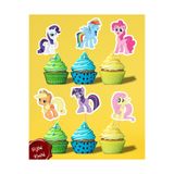 Dijital Nostal Unicorn Temalı 12 Adet Pasta Cupcake Süsü Doğum Günü Partisi