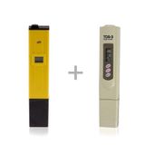 Dijital Ph Metre, Su Sıvı Akvaryum Ph Ölçer + Tds Metre