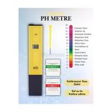 Dijital Ph Metre Su Sıvı Akvaryum Ph Su Kalite Asitlik Ölçer 2 Adet Çözelti Ve Pil Hediyeli 0-14-Sa47