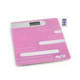 Dijital - Pilli Renkli Cam Banyo Baskül Terazi Tartı Lcd Ekran 180Kg/50Gr 26X26cm İ11-024 (5224)