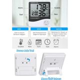 Dijital Termometre Higrometre Hava Istasyon Oda Iç Dış Mekan Sıcaklık Nem Ölçer LCD Saat Alarm