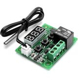 Dijital Termostat 12V Kuluçka Akvaryum Buzdolabı Derin Dondurucu W1209 Sıcaklık Kontrol Kartı - Beyaz - Gold