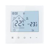 Dijital termostat oda termostatı, LED ekran, dokunmatik ekran, termostat regülatörü, elektrikli yerden ısıtma için haftalık programlanabilir sıcaklık regülatörü (beyaz – elektrikli yerden ısıtma 16 A)