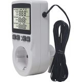 Dijital Termostat Priz Termostatik Sıcaklık Kontrol Fişi 220V Sonda ile Için Isıtıcı Fan Sera Inkübatör Sürüngen - Standart