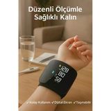 Dijital Türkçe Konuşan Bilekten Tam Otomatik Tansiyon Ölçme Aleti Renkli Akıllı Lcd Sesli Uyarı