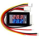 Dijital Voltmetre Ampermetre 0-100V 0-10A, Hassas Ölçüm Cihazı - Seçenek 1