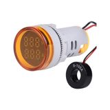 Dijital VoLTmetre - Ampermetre Ac 50-500V 0-100A - Sari