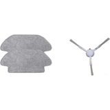Dijitaldepodan Xiaomi Mi Robot Vacuum Mop Pro Set 2 Adet Fiber Mop Bezi 1 Adet Yan Fırça