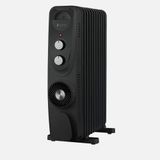 Dijitsu 2700W 11 Siyah Fanlı Dilim Yağlı Radyatör