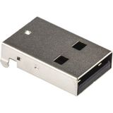 Dik Açılı Smt Tipi A Usb Dişi Konnektör (right Angle Smt Type A Usb Connector Plug)