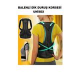 Dik Duruş Korsesi Kadın Erkek Bel Sırt Destekli Balenli Korse Dik Tutan Korse Dik Duruş Yeleği Omuz Sırt Korsesi