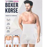 Dik Duruş Vücut Bel Göğüs Toparlayıcı Göbek Sıkılaştırıcı Erkek Korse 6012