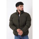 Dik Yaka Oversize Bomber Şişme Kışlık Mont Pldp 3018_50465 - Haki - XL