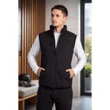 Dik Yaka Slim Fit 3 Cepli Softshell Erkek Yelek Su İtici Kumaş