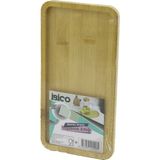 Dikdörtgen Ahşap Bambu Yağdanlık Altlık Mini Tepsi 12 x 23.4 x 0.8cm