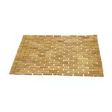 Dikdörtgen - Bambu Kaydırmaz Banyo Paspası 42X62cm (2818)