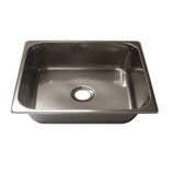 Dikdörtgen Evye. Paslanmaz Krom Lavabo. Tekne Karavan Evyesi 10cm