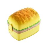 Dikdörtgen Hamburger Beslenme Kabı - Sarı