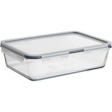 Dikdörtgen Kapaklı Saklama Kabı 3,1 Litre 32X21X9 cm Cam Ikea Plastik Sızdırmaz Kapaklı Şeffaf Saklama Fırın Kabı