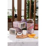 Dikdörtgen Kilitli Saklama Kabı 3'lü Set 75 x 100 x 150 Cm. Pink