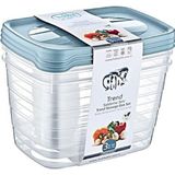 Dikdörtgen Quick Box 3 Lü Saklama Kabı